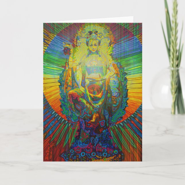 bodhisattva digital 2011 as greeting card (Front)