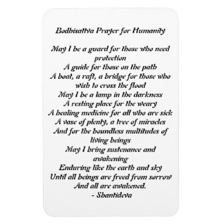 Bodhisattva Prayer for Humanity Magnet