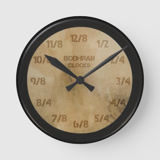 Bodhran clocks (Front)