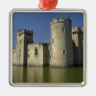 Bodiam Castle (1385), reflected in moat, East Metal Tree Decoration