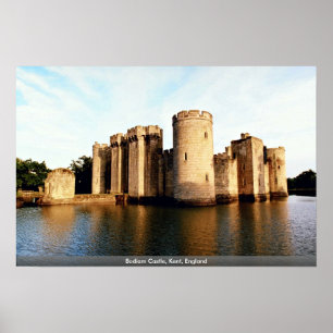 Bodiam Castle, Kent, England Poster