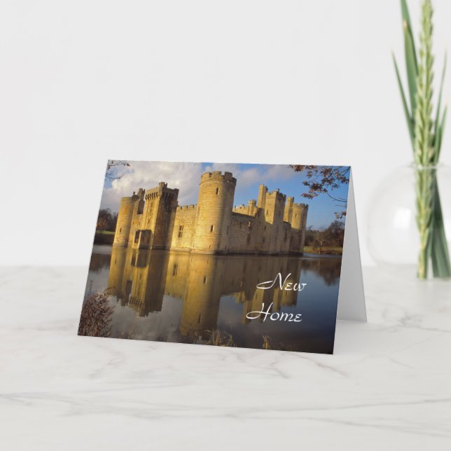 Bodiam Castle new home card (Front)