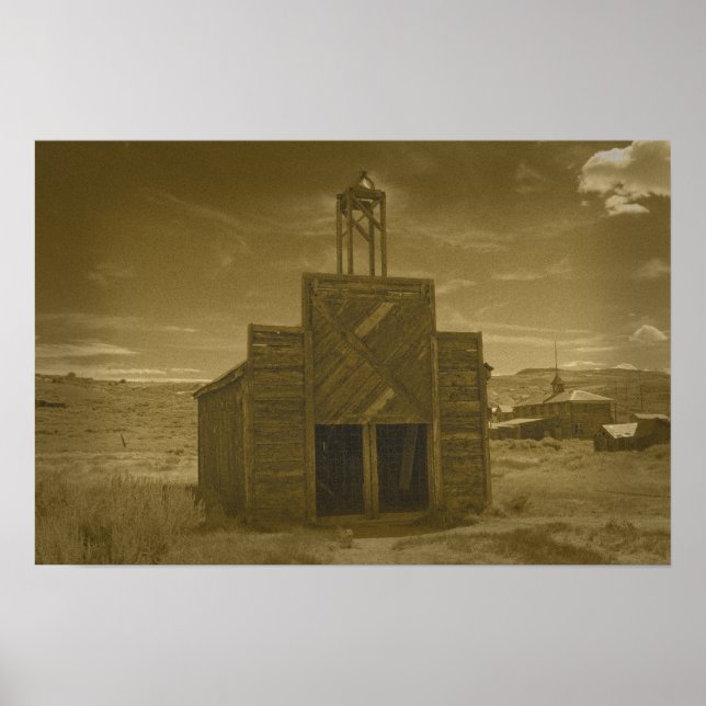 Bodie Firehouse Sepia Poster (Front)