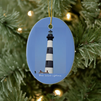 Bodie Island Lighthouse Ceramic Ornament