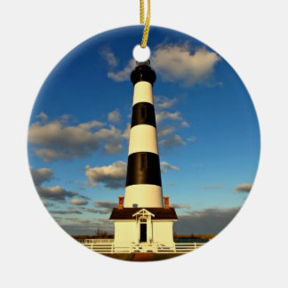 Bodie Island Lighthouse Ceramic Ornament