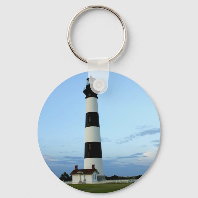 Bodie Island Lighthouse Key Ring (Front)