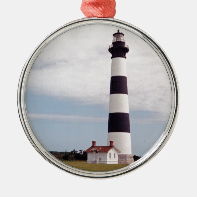 Bodie Island Lighthouse Metal Tree Decoration (Front)
