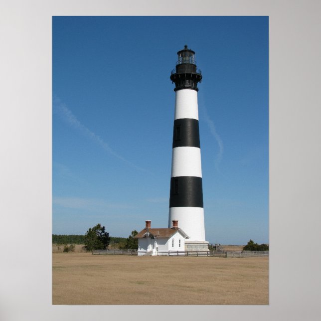 Bodie Island Lighthouse Outer Banks NC Print (Front)