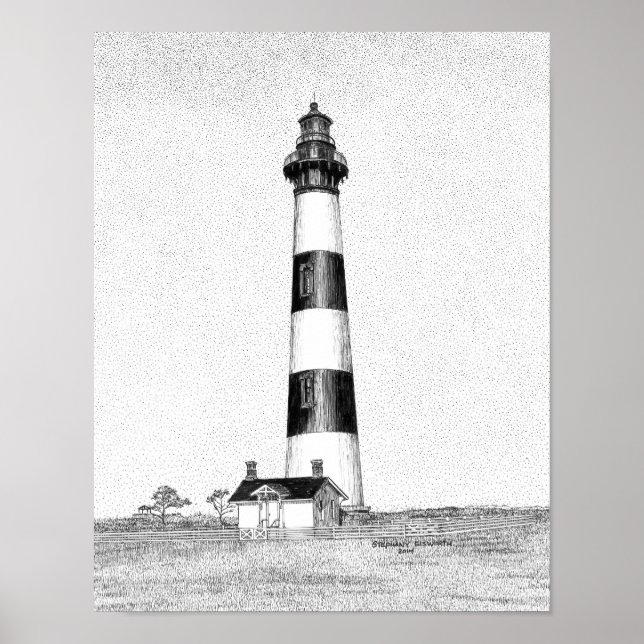 Bodie Island Lighthouse Poster (Front)