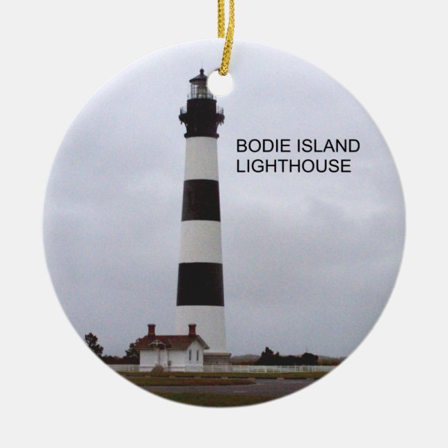 BODIE ISLAND-ORNAMENTS CERAMIC TREE DECORATION (Front)