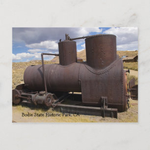 Bodie Mining Equipment Postcard