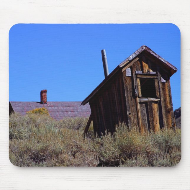 Bodie Outhouse Mouse Pad (Front)
