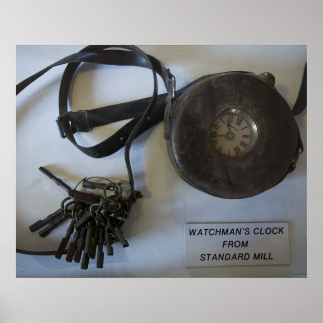 Bodie Watchman's Clock and Keys Poster (Front)