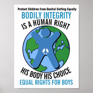 Bodily Integrity - Equal Rights for Boys Poster