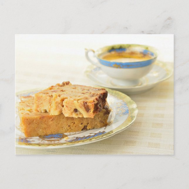 Boding - traditional belgian dessert postcard (Front)