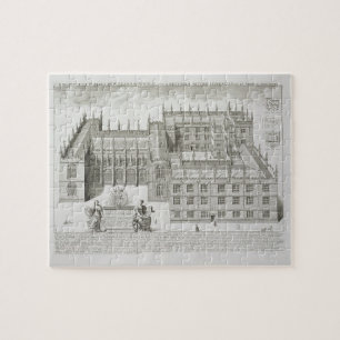 Bodleian Library, Oxford, from 'Oxonia Illustrata' Jigsaw Puzzle