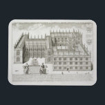 Bodleian Library, Oxford, from 'Oxonia Illustrata' Magnet<br><div class="desc">Image:174253  Bodleian Library,  Oxford,  from 'Oxonia Illustrata',  published 1675 (engraving). Loggan,  David (1633/35-92). Private Collection,  The Stapleton Collection.  Art,  Fine Art.</div>