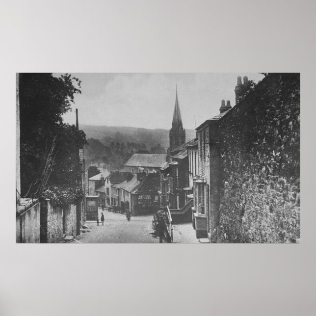 Bodmin Hill, Lostwithiel, Cornwall Poster (Front)