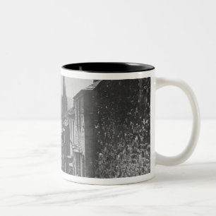 Bodmin Hill, Lostwithiel, Cornwall Two-Tone Coffee Mug