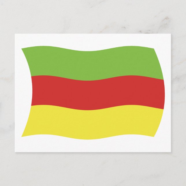 Bodos People Flag Postcard (Front)