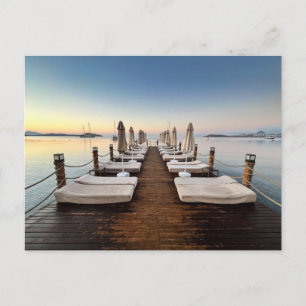Bodrum Beach Early Morning  Postcard