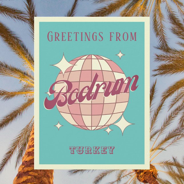 Bodrum Turkey Retro Vintage Postcard (Creator Uploaded)