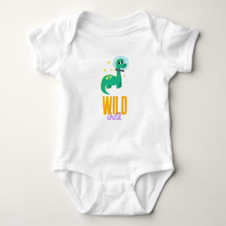 Body Baby "Wild Child" with Dinosaur Topic Explore Baby Bodysuit