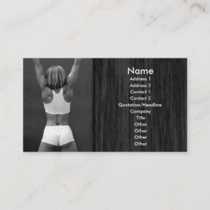 Body Building Business Card