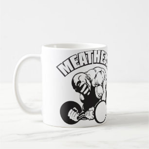 "Body building" Humour - MEATHEAD Coffee Mug
