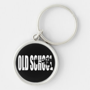 Body Building Motivation - Old School Strength Key Ring