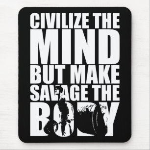 "Body building" Motivational Mouse Pad