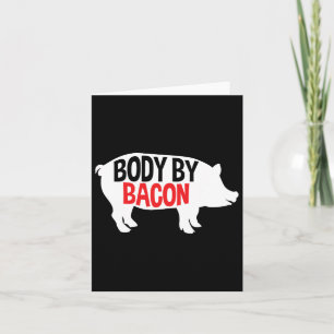 Body By Bacon Low Carb High Fat Ketogenic Diet Fat Card