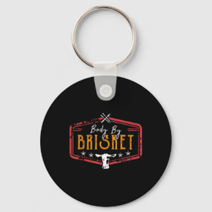 Body By Brisket Backyard Cookout Bbq Grill Pitmast Key Ring