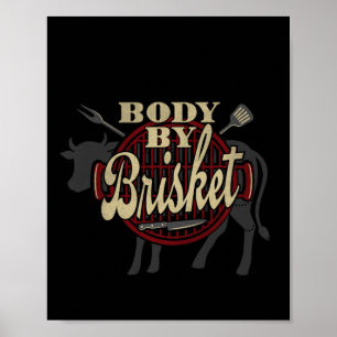 Body By Brisket Body By Brisket Byckyard Cookout B Poster