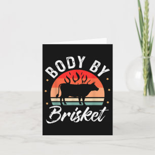 Body By Brisket Funny Bbq Smoker Barbecue Gift Card