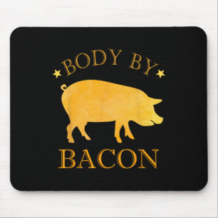 Body By Bycon Bbq Grilling Ham Loving Men's Funny Mouse Pad