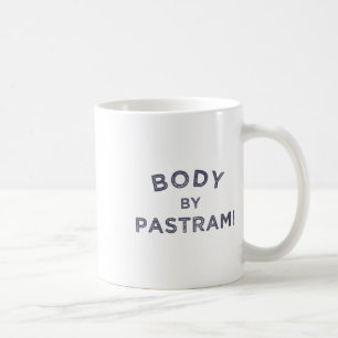 Body By Pastrami Jewish Deli Bbq Party Brisket Kos Coffee Mug