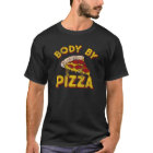Body By Pizza - Funny Vintage Fitness Love Cheesy