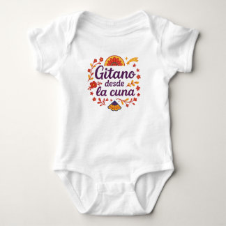 🍼 Body de bebé “Gitano desde la cuna”Raíz Gitana Baby Bodysuit