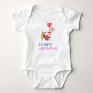 Body Drawing Cute Kawaii Baby Bodysuit