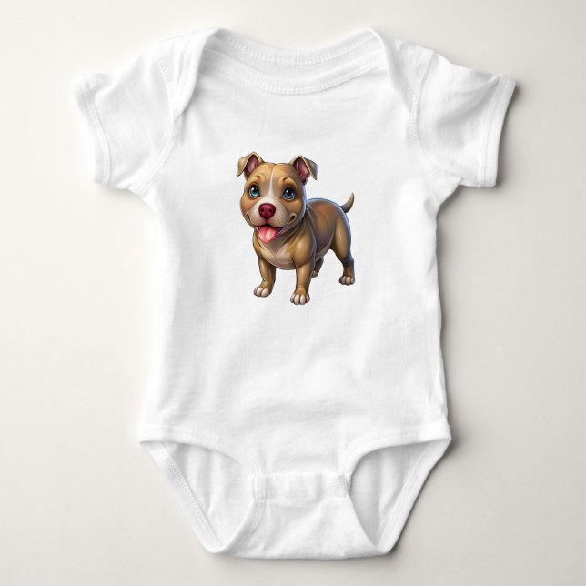 Body for baby "Pitbull Baby" Bodysuit (Front)