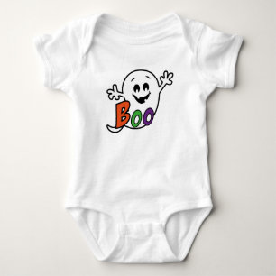 Body halloween boo funny  baby bodysuit