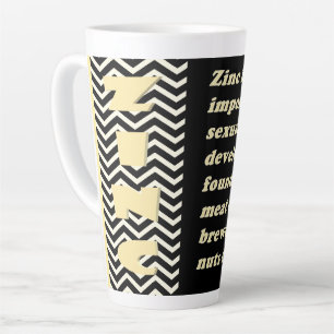 Body Health fitness design gym lovers walk Swim Latte Mug