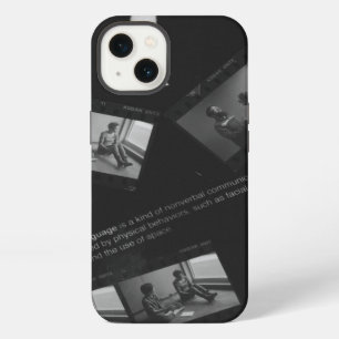 Body Language Photogram iPhone Case