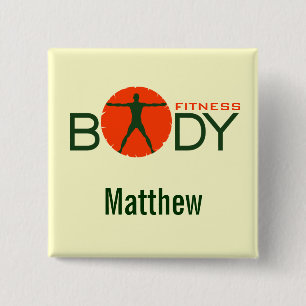 Body Madness Fitness Personal Trainer Square Badge