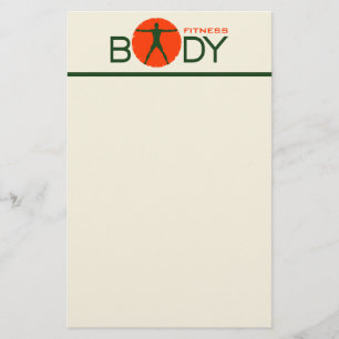 Body Madness White Personal Trainer Stationery