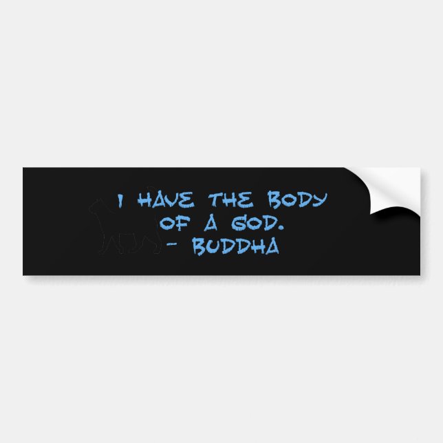 Body Of A God Bumper Sticker (Front)
