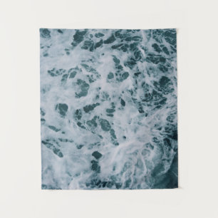 Body of water and sea foams tapestry