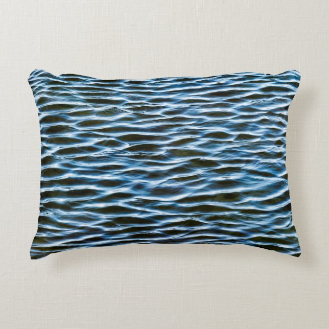 Body of water during daytime decorative cushion (Front)