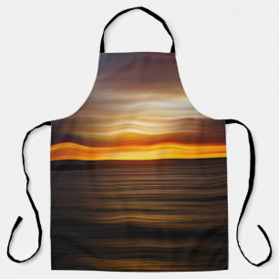Body of water during sunset apron